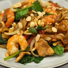 nouilles crevettes